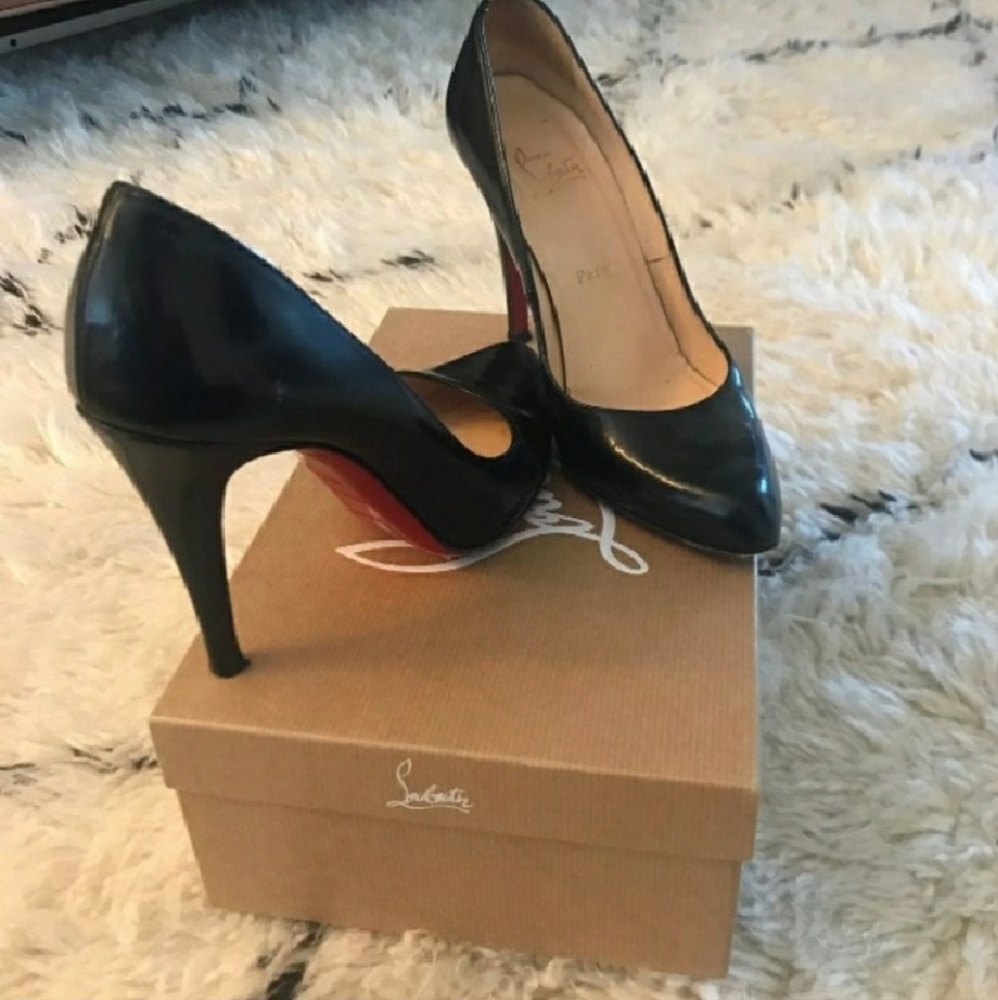 Christian Louboutin black "Dècolletè jazz heels